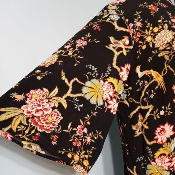 GP & J Baker X H&M Patterned Short Dress size 6 Black - Picture 9 of 12